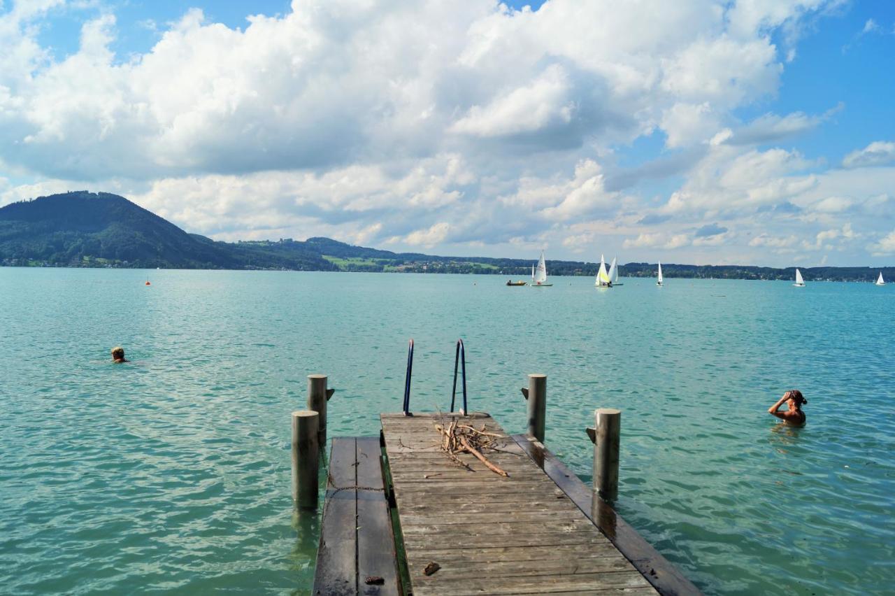 Seegasthof Zur Landeroith Weyregg Esterno foto